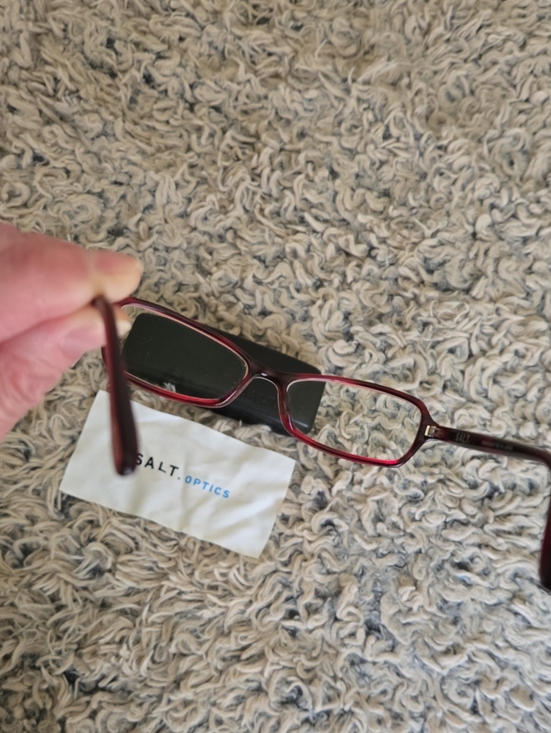SALT Optics Handmade Vintage Women\'s Alessandra Dark Red Eyeglasses main image 9